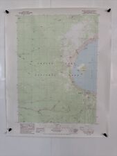 Crater Lake West Quadrant : Oregon Topo Map 7.5 Min Vintage 1985 Wizard Island picture