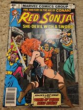 RED SONJA 15 Marvel Comics lot John Buscema 1979 HIGH GRADE picture