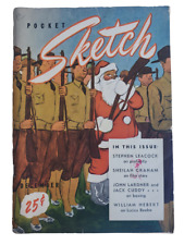 1940 WWII Art Pocket Sketch December Comic Book US Soldiers Vol. 1 #3 Ben Roth picture