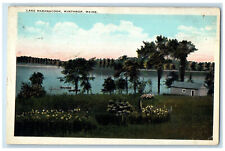 1928 View of Lake Maranacook Winthrop Maine ME Vintage Posted Postcard picture