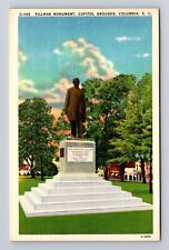 Columbia SC-South Carolina, Tillman Monument, Capitol Grounds, Vintage Postcard picture