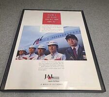 Japan Airlines JAL Print Ad 1990 Framed 8.5x11  picture