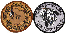 2000 Camp Indian Trails Sinnissippi Council Patch Set Wisconsin Illinois Scouts picture