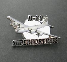 AIR FORCE B-29 SUPERFORTRESS BOMBER AIRCRAFT LAPEL PIN BADGE 1.5 inches picture