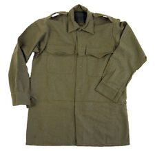 British KF Shirt Workwear Workshirt Vintage 100% Melton Wool Chore Jacket VTG picture