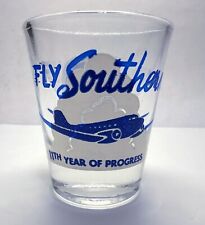 1 Shot Glass SOUTHERN AIRWAYS Airlines 11th Year of Progress  Rare Vintage picture