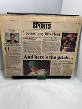 Florida Marlins Inaugural 1993 Newspaper - Sports Section “C” Excellent Cond picture