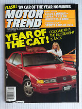Motor Trend Magazine 1989 - The Complete Year - All 12 Issues picture