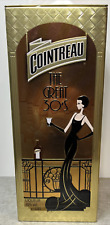 The Great 30's Cointreau EMPTY Collectible Tin Storage Container Display Decor picture