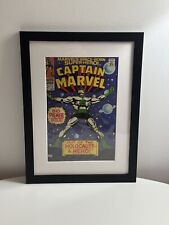 COLLECTORS DREAM Framed Captain Marvel reprint #1 