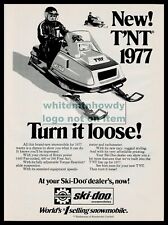 1977 SKI DOO T'NT Snowmobile Vintage PRINT AD picture