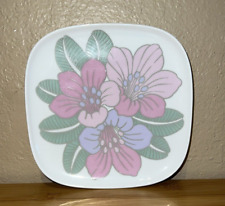 Rosenthal Studio Linie Germany Irish Spring Flowers 1970's Vintage Wall Plate picture