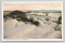 Postcard Sand Dunes Virginia Coast Cape Henry VA 1923 picture
