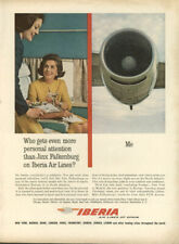 Jinx Falkenburg for Iberia Air Lines of Spain DC-8 ad 1963 picture