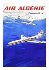 Air Algérie - Sud Aviation Caravelle - Travel - 260gsm Giclée Art Print picture