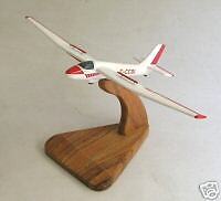 Wassmer Wa-22 Super Javelot Airplane Desktop Kiln Wood Model Large  picture