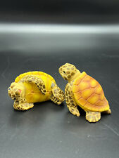 2002 Summit Collection Turtle Resin Figurine Set Of Two picture