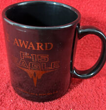 Boeing F-15 Eagle Black Coffee Cup Mug Excellence Award picture