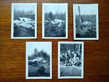 1939 Rare Photo Set of Boeing's Model S-307 Stratoliner Prototype Airline Crash picture
