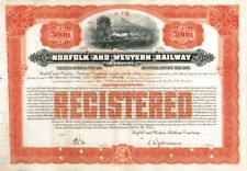 Norfolk and Western Railway - Different Denominations Available - Bond (Orange) picture