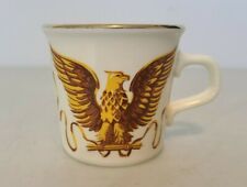 Vintage Taylor International USA Yellow Americana Eagle Coffee Mug Cup picture