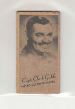 Captain CLARK GABLE 1947 Peerless Weighing & Vending Engrav-O-Tint McCrory Back picture