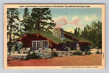 Yellowstone National Park, Lake Museum, Series #32011 Vintage Souvenir Postcard picture