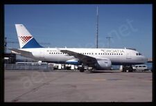 Croatia Airlines Airbus A319-100 9A-CTG No Date Kodachrome Slide/Dia A16 picture
