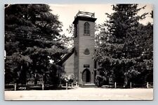 RPPC c1954 Little Brown Church Near Charles City Iowa Postcard 1206 picture