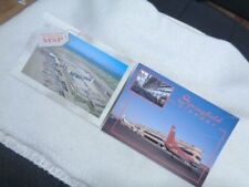 1980s Northwest Airlines 2 Unused Postcards Springfield & Minneapolis Airports picture