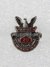 Home Front - U.S. Air Force 20 Year Civilian Service pin 2966 - Sterling picture