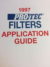Vintage 1997 Pro - Tec Filters Application Guide Manual Interchange  Protec picture