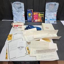 TWA Collectibles Lot 1950s-2000 Documents Shirts Slippers Getaway Guides & MORE picture