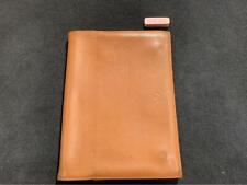 Ferrari Document case Leather Novelty for F355 Light brown Good picture