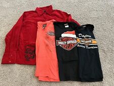 HARLEY DAVIDSON Motorcycle Womens Shirt Top Lot XL/2W picture