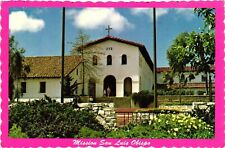 Vintage Postcard 4x6- MISSION SAN LUIS OBISPO DE TOLOSA, SAN LUIS OBISP 1960-80s picture