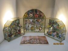 Franklin Mint Butterflies of The World Porcelain 3 Display Cases- 25 Butterflies picture