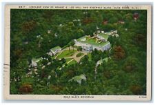 1952 Airplane View Robert Lee Hall Assembly Blue Ridge North Carolina Postcard picture