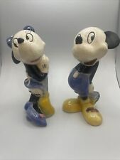 Mickey & Minnie Mouse~Ceramic Figurines By American Pottery Co. LA Calif. 1940’s picture