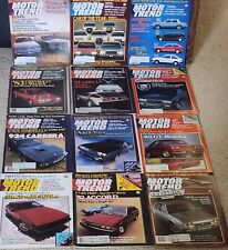 1981 Motor Trend Magazine Vintage Lot Of 12 Full Year Jan-Dec See Pictures picture