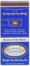  Pacific Far East Line Inc. Route of the Bears FS 30S Empty Matchcover picture