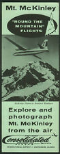 Northern Consolidated Airlines Alaska Mt McKinley airline folder 1960s picture