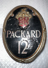 1930s PACKARD 12 RADIATOR EMBLEM picture