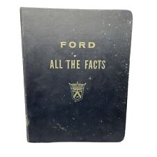 1958 Ford ALL THE FACTS Revised Pages MoFoCo Dealer Showroom Book **READ picture