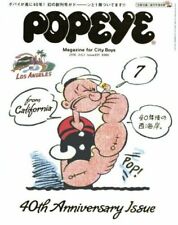 Popeye July 2016 Japanese Magazine 40th Anniversary w Bonus Book picture