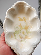 Antique Leuchtenburg Germany Hand Painted 6.25” Porcelain Trinket Bowl picture