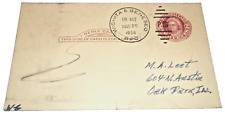 1956 MISSOURI PACIFIC MOPAC WICHITA & GENESEO TRAIN #412 RPO HANDLED POST CARD picture