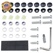 Anti Theft License Plate Screws - Stainless Steel Plate Mounting Hardware for Ca picture