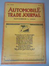 November 1924 Automobile Trade Journal Magazine - Great Color Advertisements picture