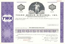 Trans World Airlines, Inc. - $10,000 Specimen Bond - Specimen Stocks & Bonds picture